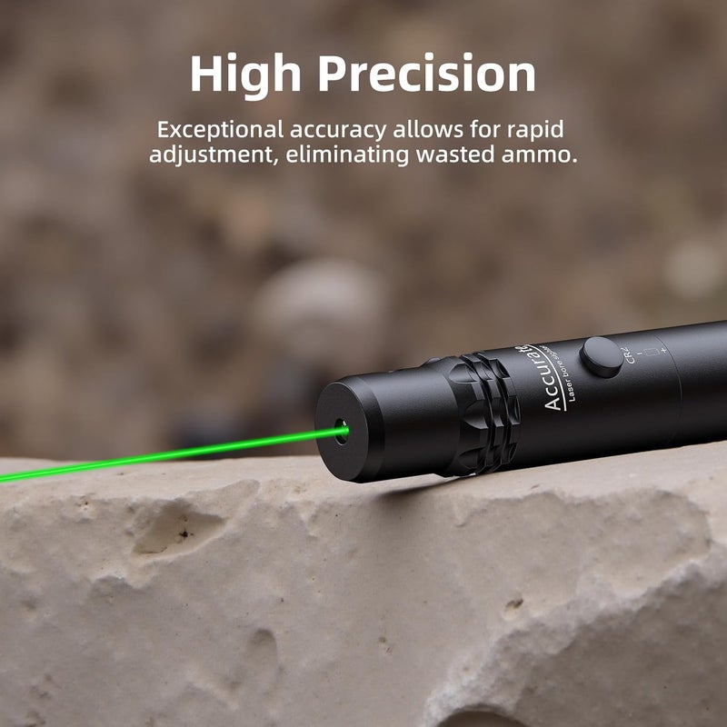 EZshoot Green/Red Bore Sight Laser with 64 Adapters Bright Laser Bore Sight Fit 0.17 to 12 GA Calibers Precise Bore Sight - Image 3